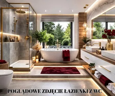 Koupelna; přirozené světlo, moderní styl, po rekonstrukci