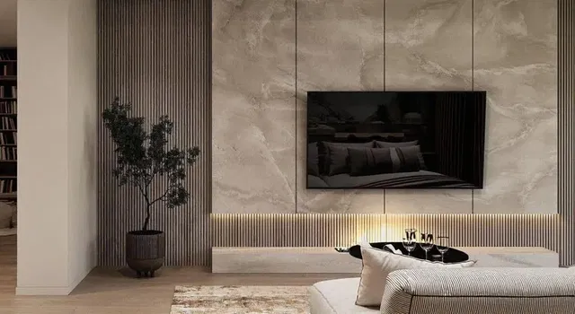 Salon; styl nowoczesny, światło dzienne, podłoga drewniana