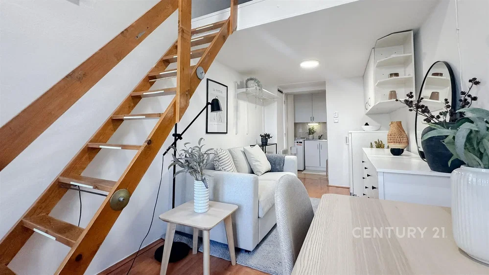 Obývací pokoj; moderní styl, dřevěná podlaha, přirozené světlo