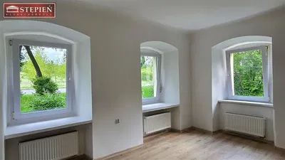 Salon; vue, parquet, lumière naturelle