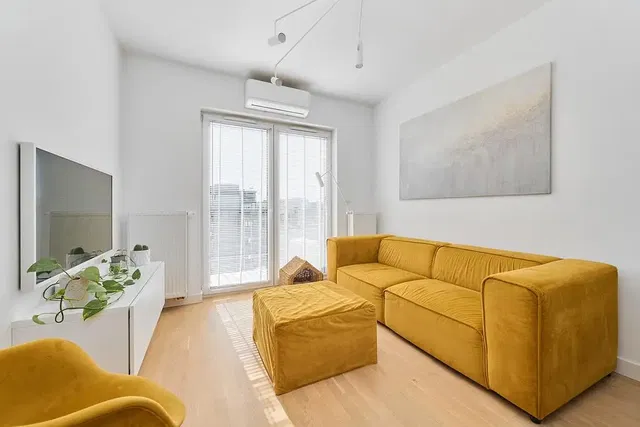 Salon; lumière naturelle, style moderne, parquet