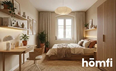 Chambre; lumière naturelle, style moderne, parquet