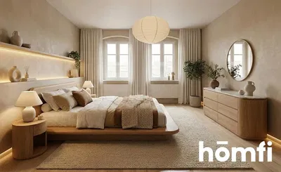 Chambre; lumière naturelle, style moderne, parquet