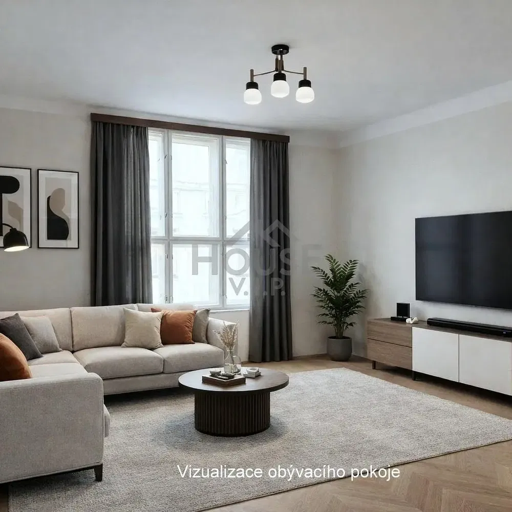 Obývací pokoj; přirozené světlo, moderní styl