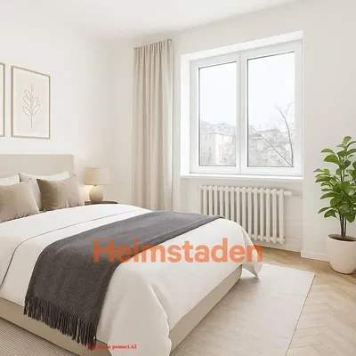 Spavaća soba; prirodna svjetlost, moderan stil, drveni pod