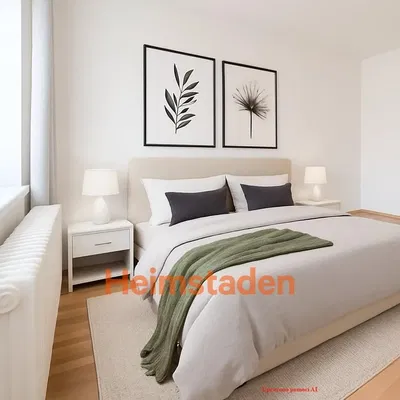 Yatak odası; modern stil, doğal ışık