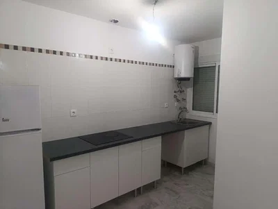 Kuchyně; kuchyňské spotřebiče, přirozené světlo, moderní styl, po rekonstrukci