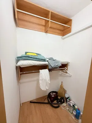 Cloakroom; wood floor