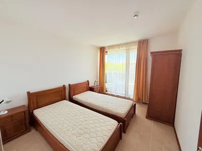 Bedroom; tile floor, natural light