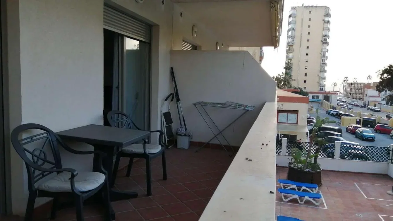 Balkon; manzara, fayans zemin