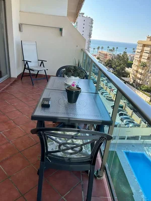 Balkon; manzara, fayans zemin