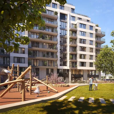 Къща и околности; естествена светлина