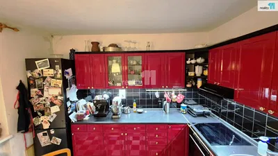 Kuchyně; kuchyňské spotřebiče, přirozené světlo, moderní styl