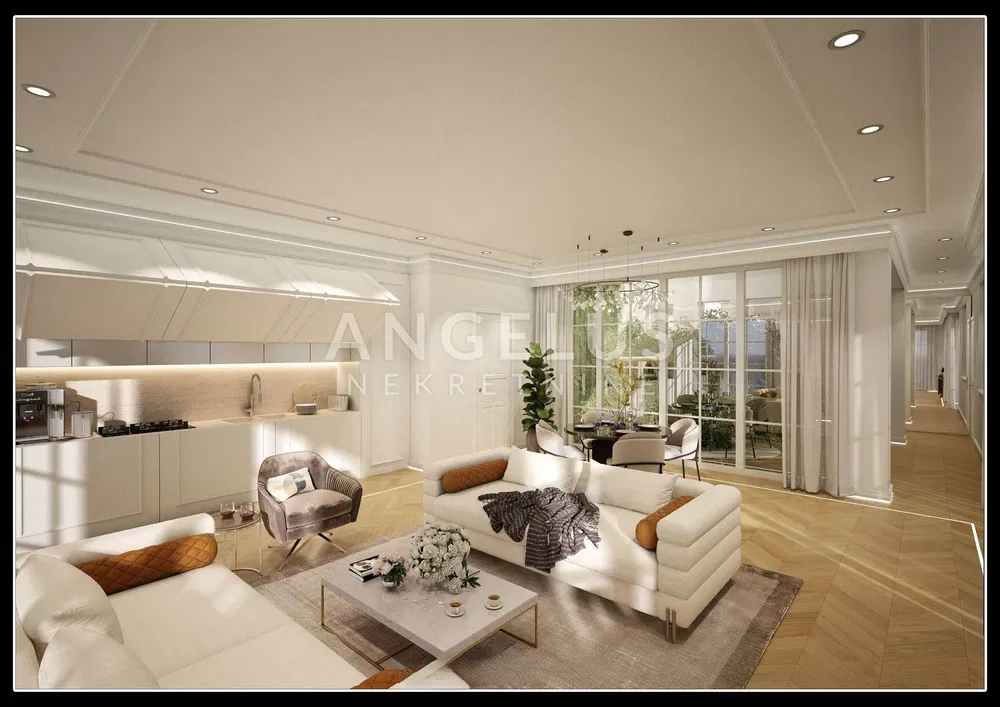 Dnevna soba; pogled, moderni stil, prirodno svjetlo