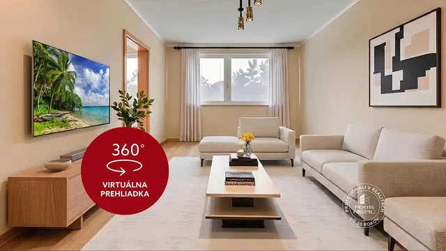 Obývací pokoj; výhled, přirozené světlo, moderní styl