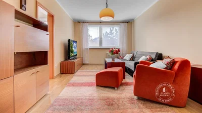 Obývací pokoj; výhled, přirozené světlo, moderní styl