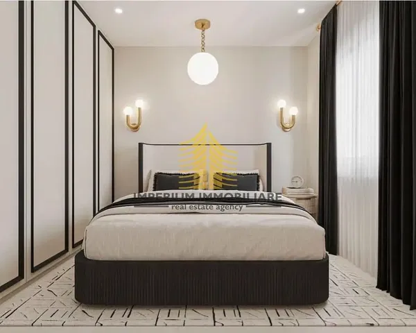 Bedroom; modern style, natural light