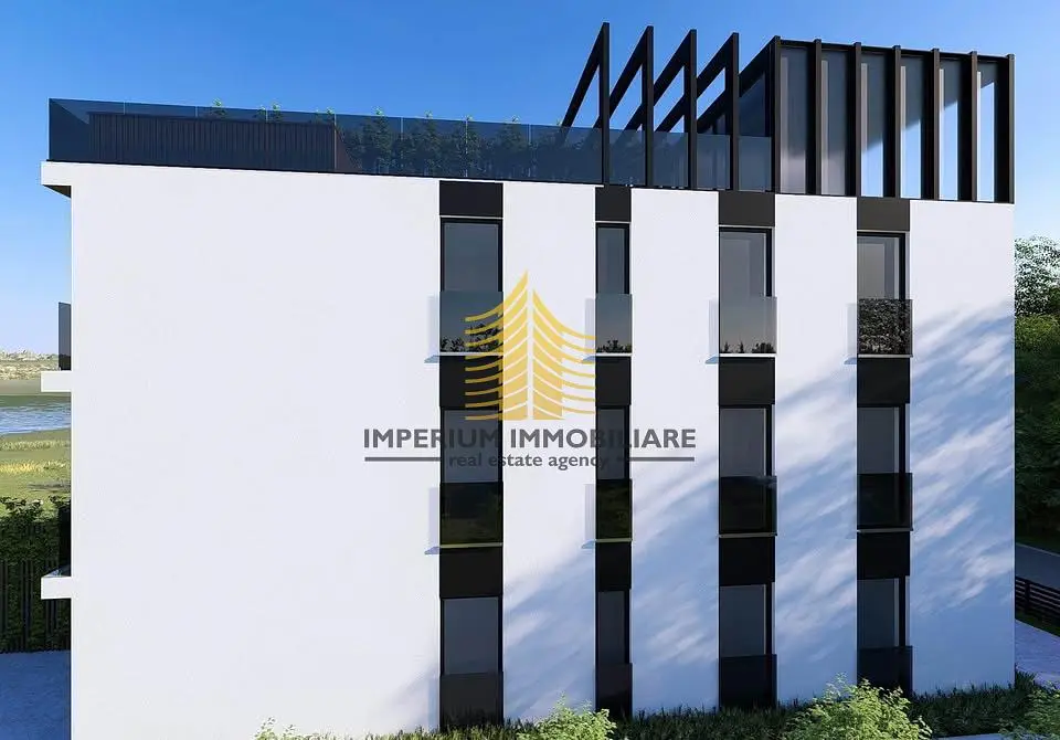 Casa y alrededores; vista