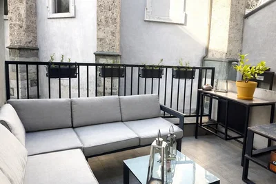 Terraza; luz natural, estilo moderno