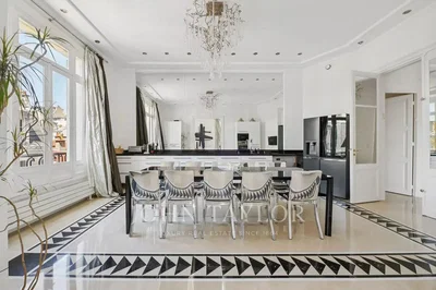 Mutfak; manzara, mutfak aletleri, doğal ışık, modern stil