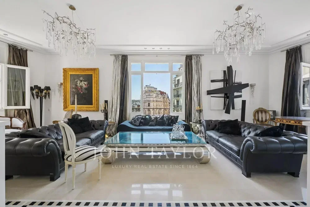 Oturma odası; manzara, modern stil