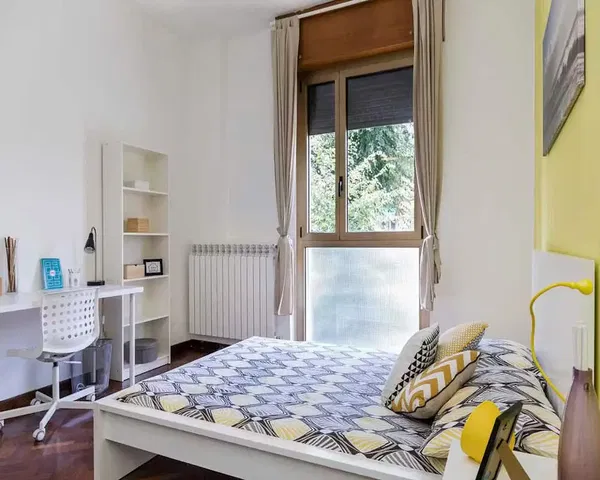 Schlafzimmer; tageslicht, holzboden, moderner stil