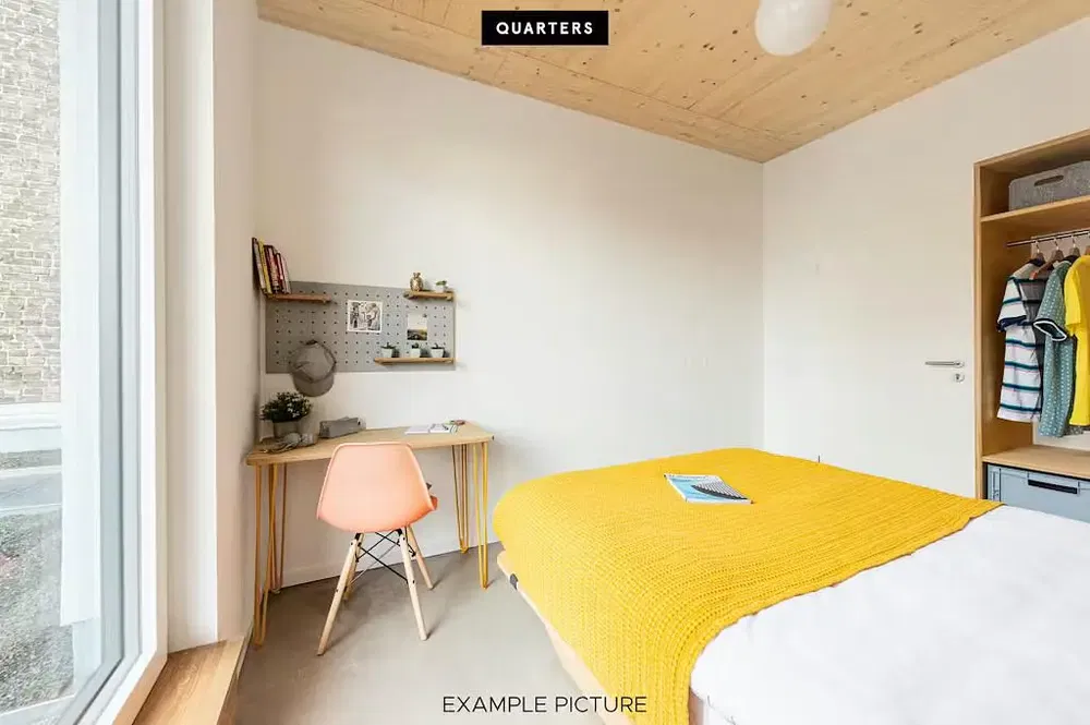 Bedroom; natural light, modern style