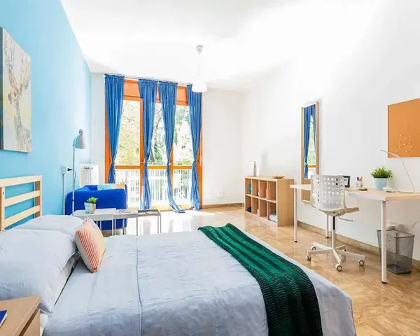 Schlafzimmer; tageslicht, moderner stil