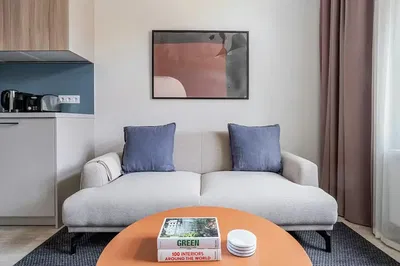 Woonkamer; moderne stijl, natuurlijk licht