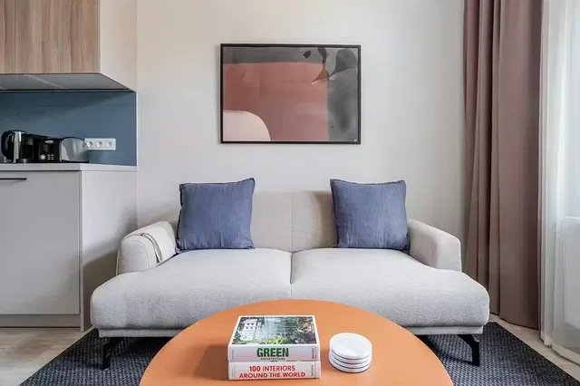 Living room; modern style, natural light