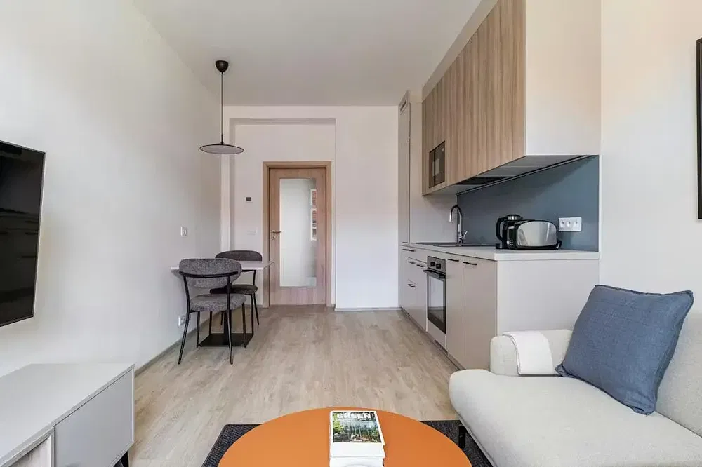 Wohnzimmer; blick, tageslicht, moderner stil