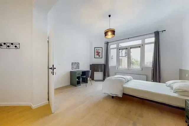 Bedroom; natural light, wood floor