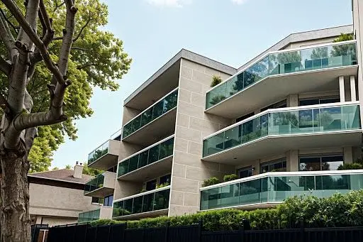 Casa e arredores; vista
