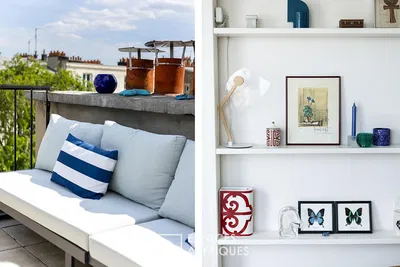 Balkon; manzara, modern stil