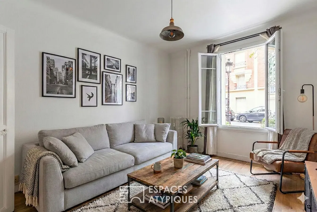 Wohnzimmer; blick, tageslicht, moderner stil