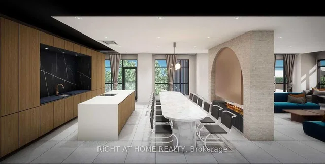 Mutfak; manzara, doğal ışık, modern stil