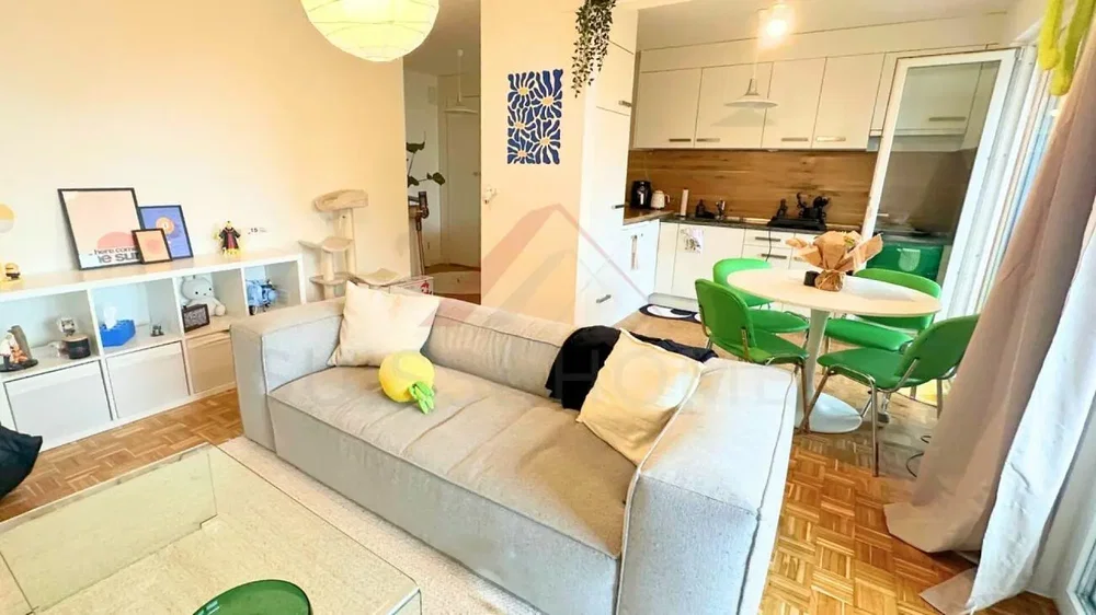 Salón; luz natural, estilo moderno