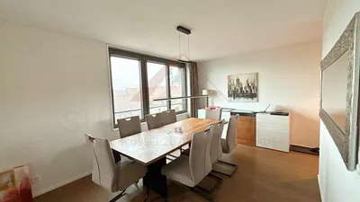 Wohnzimmer; blick, moderner stil, tageslicht