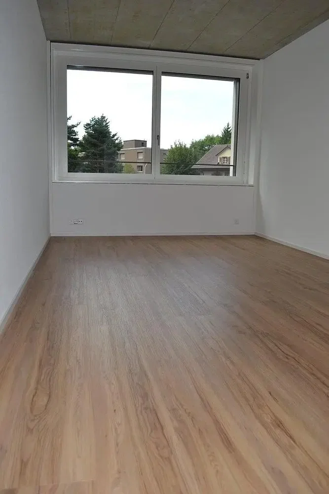 Wohnzimmer; blick, holzboden, tageslicht