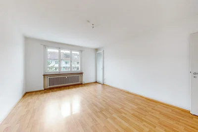 Wohnzimmer; holzboden, tageslicht, blick