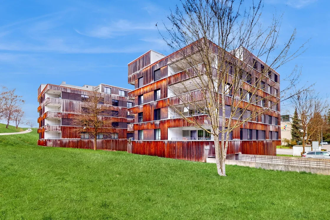 Haus und umgebung; blick, holzbalken, holzboden, hohe decken, tageslicht