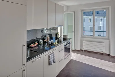 Cozinha; eletrodomésticos, vista, luz natural, estilo moderno