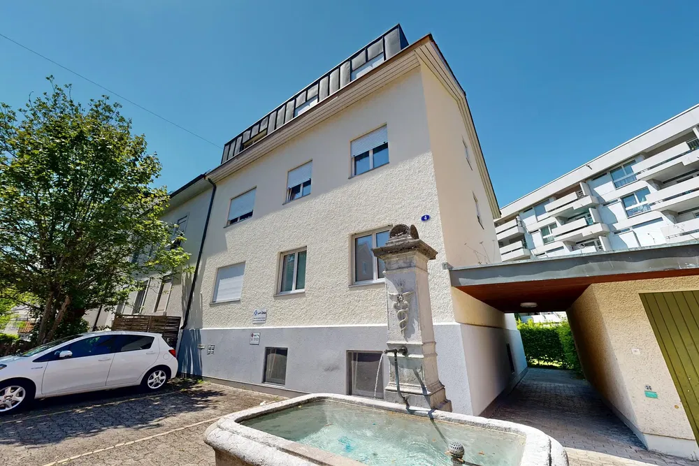 Haus und umgebung; blick