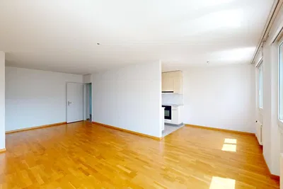 Wohnzimmer; holzboden, tageslicht