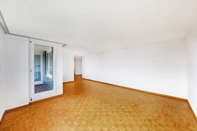 Wohnzimmer; holzboden, tageslicht