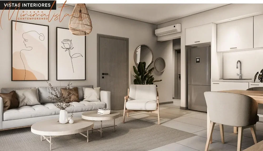 Salón; estilo moderno, luz natural
