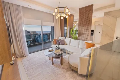 Dnevni boravak; pogled, prirodna svjetlost, moderan stil