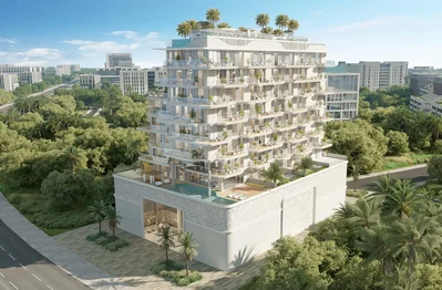 Maison et environs; vue