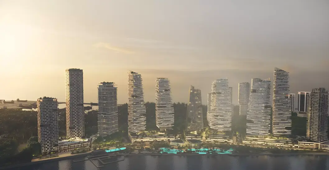 Dům a okolí; výhled