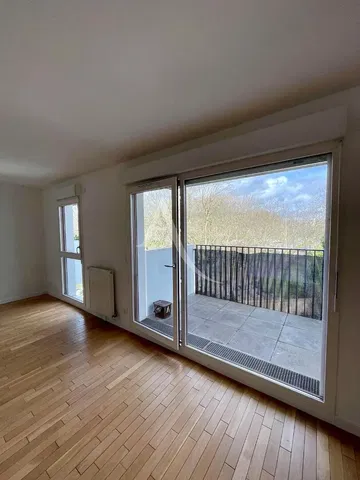 Living room; view, wood floor, natural light